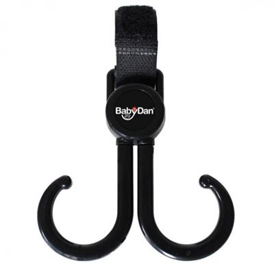 BabyDan kinderwagenhaak universeel 18 x 12 cm ABS