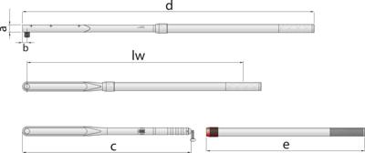 Gedore 8576-01 7694360 Momentsleutel 3/4 (20 mm) 520 - 1000 Nm