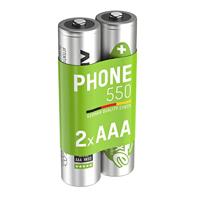 Ansmann DECT maxE HR03 Oplaadbare AAA batterij (potlood) NiMH 550 mAh 1.2 V 2 stuk(s) - thumbnail