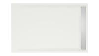 MegaBath Douchebak Easy Tray 140X90X5 cm Wit Mat Of Glans - Douchebak Mat Wit - thumbnail