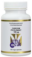 Vital Cell Life Chroom picolinaat 100 mcg 100 Capsules - thumbnail