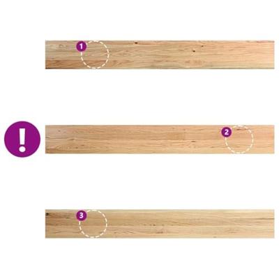 Vensterbanken 2 st onbehandeld 160x20x2 cm massief eikenhout