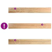 Vensterbanken 2 st onbehandeld 160x20x2 cm massief eikenhout - thumbnail