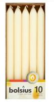 Bolsius Dinerkaarsen 2x23 cm 10 Stuks Ivoor - thumbnail