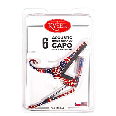 Kyser Quick-Change Acoustic Freedom capo voor westerngitaar