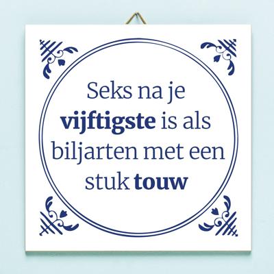 Tegeltje Seks na je vijftigste Tegeltje Seks na je vijftigste