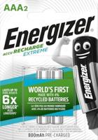 Energizer Extreme HR03 Oplaadbare AAA batterij (potlood) NiMH 800 mAh 1.2 V 2 stuk(s) - thumbnail