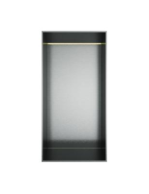 Hotbath &MORE Inbouwnis 30x15x10cm frameless + LED RVS 316