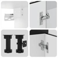 14-delige Keukenkastenset Kalmar bewerkt hout zwart - thumbnail