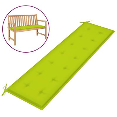 VidaXL Tuinbankkussen 180x50x3 cm oxford stof heldergroen
