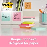 Post-it Notes, Beachside colour collection, ft 76 x 76 mm, 100 vel, pak van 6 blokken - thumbnail