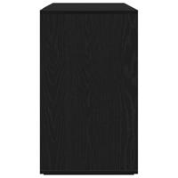 Dressoir Zwart eiken 135 x 41 x 69 cm Bewerkt hout - thumbnail