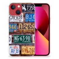 Apple iPhone 13 | Siliconen hoesje | met foto Kentekenplaten - thumbnail