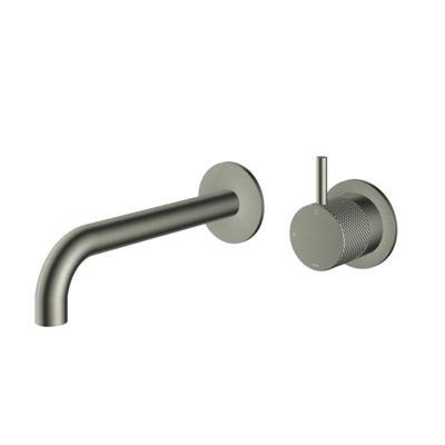 Hotbath Cobber X Afbouwdeel - voor wastafelmengkraan - 18cm uitloop - Geborsteld Nikkel CX105EXT18GN