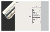 Paulmann 70268 Duo Profiel (l x b) 100 cm x 4 cm 1 stuk(s) - thumbnail