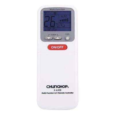 Chunghop universele afstandsbediening met LCD scherm voor airconditioners (Type K-630E) Chunghop universele afstandsbediening met LCD scherm voor airconditioners (Type K-630E)