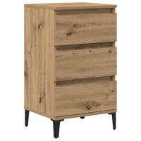 Nachtkastje met lade Artisan Eiken 45 x 35 x 44 cm Bewerkt hout - thumbnail