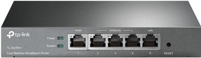 TP-Link Load Balance Broadband Router,10/100M WAN Ports, Abundant Security Features, With Lightning Protection(TL-R470T+)