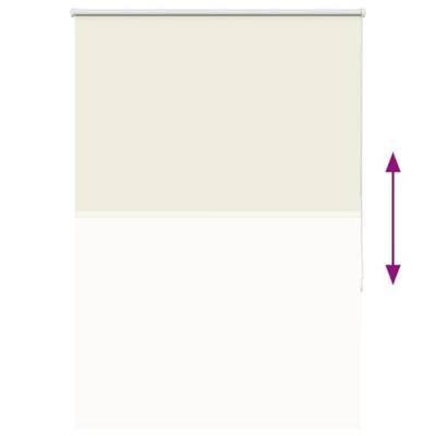 VidaXL Rolgordijn verduisterend 110x130 cm stofbreedte 105,7 cm