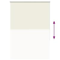 VidaXL Rolgordijn verduisterend 110x130 cm stofbreedte 105,7 cm - thumbnail