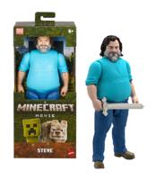 Minecraft Movie Action Figure - Steve - thumbnail