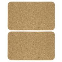 Cosy & Trendy Onderzetter Kurk Rechthoek - 2 Stuks - thumbnail