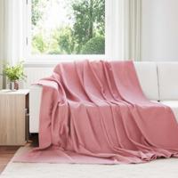 VidaXL Kleden 24 pcs roze 270 x 240 cm fleece - thumbnail