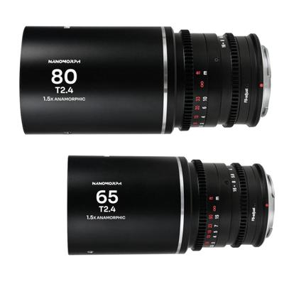 Laowa Nanomorph S35 Bundle (65mm, 80mm) (Silver) Canon RF
