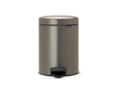 Brabantia newicon pedaalemmer 5l platinum