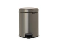 Brabantia newicon pedaalemmer 5l platinum - thumbnail