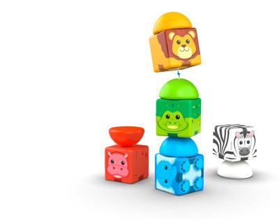 Magnetische blokken - GEOMAG - Safari - 10 stuks - Educatief - Gerecycled plastic - Vanaf 12 maanden Magnetische blokken - GEOMAG - Safari - 10 stuks - Educatief - Gerecycled plastic - Vanaf 12 maanden