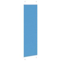Pliss rolgordijn 55x200 cm stofbreedte 54,4 cm polyester blauw - thumbnail