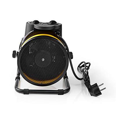 Nedis htif20fyw industriële keramische ventilatorkachel thermostaat 3 standen 2000 w geel