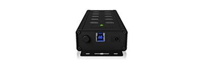 ICY BOX 7 Poorten Hub USB 3.0 Zwart