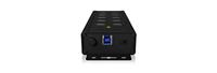 ICY BOX 7 Poorten Hub USB 3.0 Zwart - thumbnail