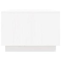 Salontafel 80x50x35 cm massief grenenhout wit - thumbnail