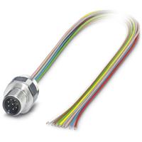 Phoenix Contact 1424140 Sensor/actuator inbouwconnector M12 Aantal polen (sensoren): 4 Stekker, inbouw 0.50 m 1 stuk(s) - thumbnail