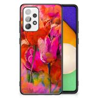 Kleurrijke Telefoonhoesje Samsung Galaxy A52 | A52s (5G/4G) Tulips - thumbnail