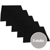 The One Theedoek 50 x 70 cm Zwart - 5 stuks - thumbnail