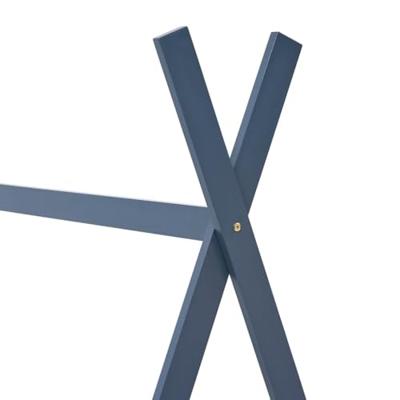 VidaXL Kinderbedframe massief grenenhout grijs 70x140 cm
