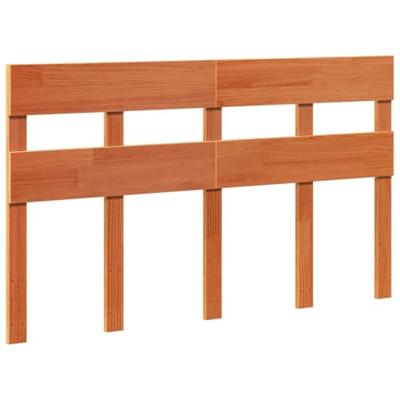 Bedframe zonder matras massief grenenhout wasbruin 140x200 cm