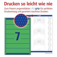 Avery Zweckform L4764-20 ordnerrugetiketten ft 19,2 x 3,8 cm (b x h), 140 etiketten, groen - thumbnail
