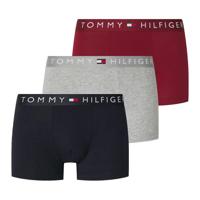 Tommy Hilfiger boxershorts 3-pack grijs-blauw-rood - thumbnail