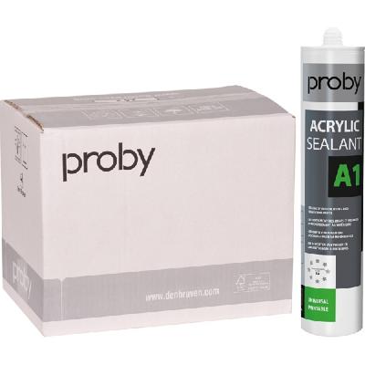 Proby Acrylic sealant A1 | 280 ml | Wit (12 stuks) - 12002443 Proby Acrylic sealant A1 | 280 ml | Wit (12 stuks) - 12002443