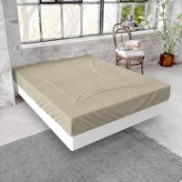 Dreamhouse Flanel Premium Hoeslaken Taupe 140 x 200/210 - thumbnail