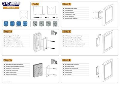 Neomounts FPMA-W25 muurbeugel