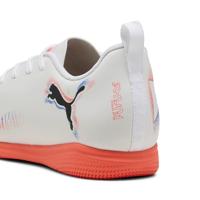 PUMA Future 8 Play Zaalvoetbalschoenen (IN) Kids Wit Felrood Blauw - thumbnail