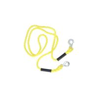 Carpoint Sleepkabel 5 ton 3 meter 18mm geel in zipperbag - thumbnail