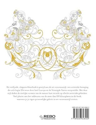 Rebo Publishers Art nouveau - kleurboek