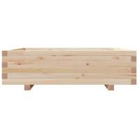 Plantenbak 90x90x26,5 cm massief grenenhout - thumbnail